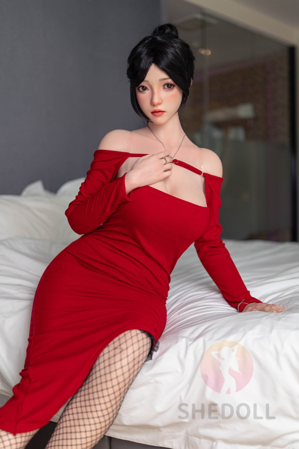 Rose sexpuppe (SHEDOLL 165cm E-cup #SH051 2.0 Silikon)
