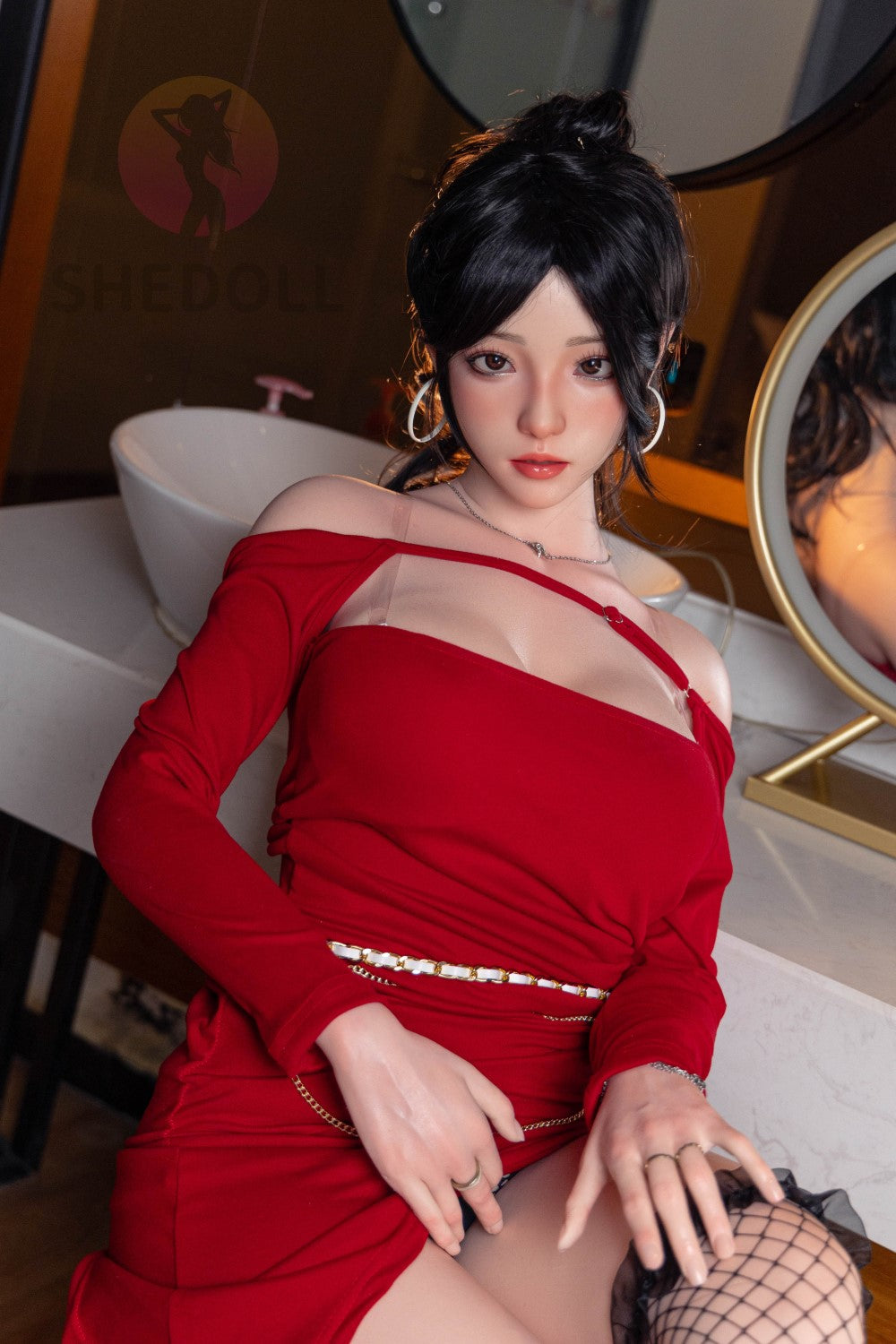 Rose sexpuppe (SHEDOLL 165cm E-cup #SH051 2.0 Silikon)