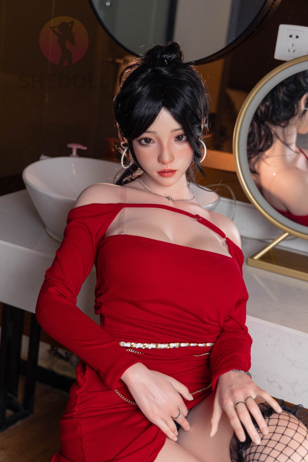 Rose sexpuppe (SHEDOLL 165cm E-cup #SH051 2.0 Silikon)