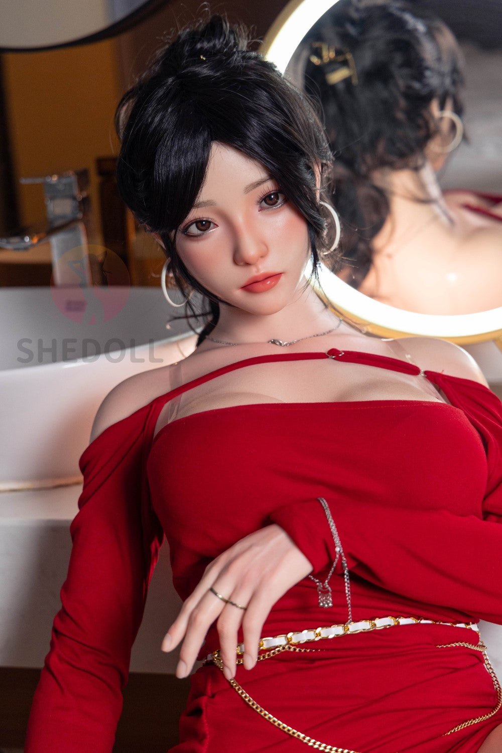 Rose sexpuppe (SHEDOLL 165cm E-cup #SH051 2.0 Silikon)