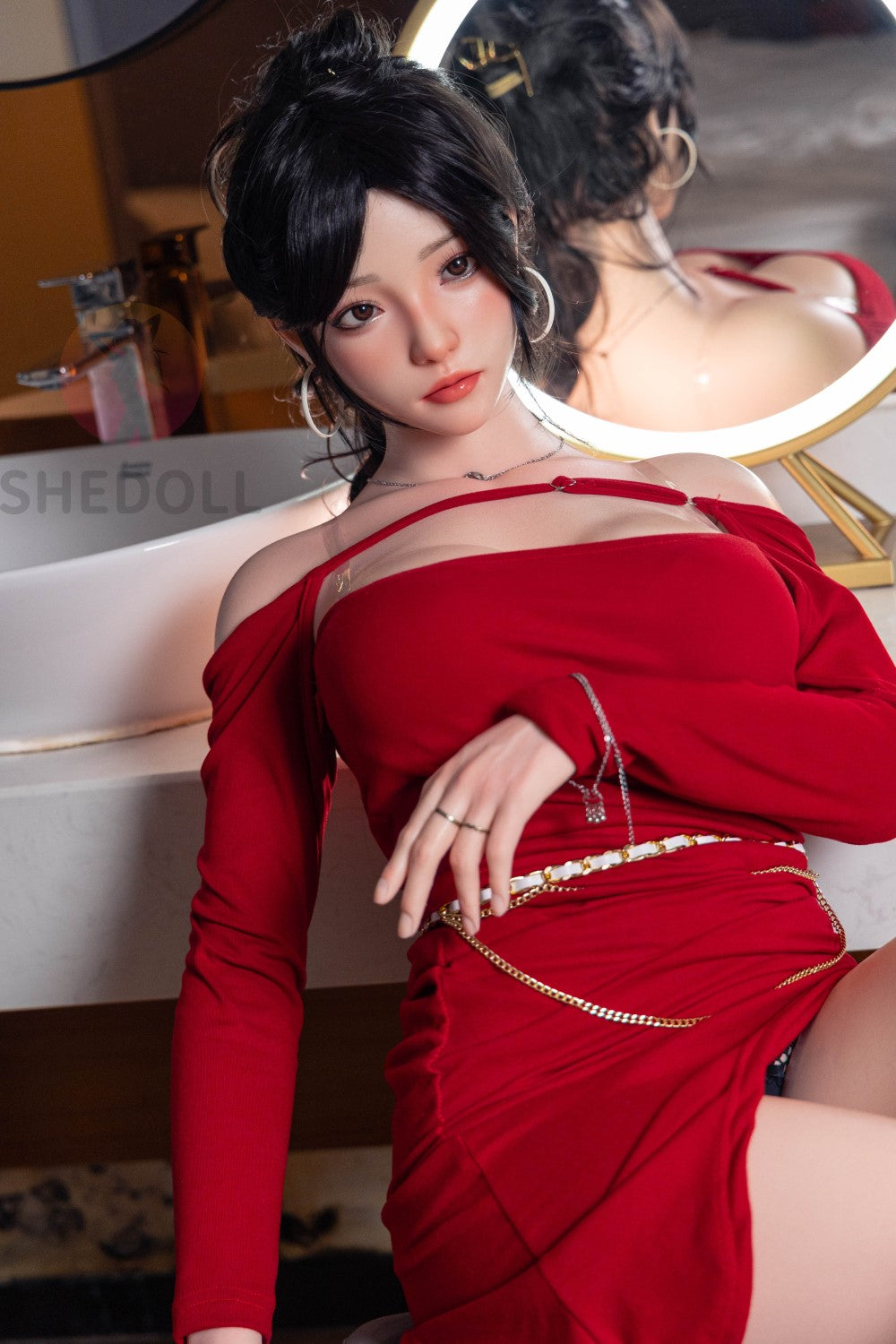 Rose sexpuppe (SHEDOLL 165cm E-cup #SH051 2.0 Silikon)