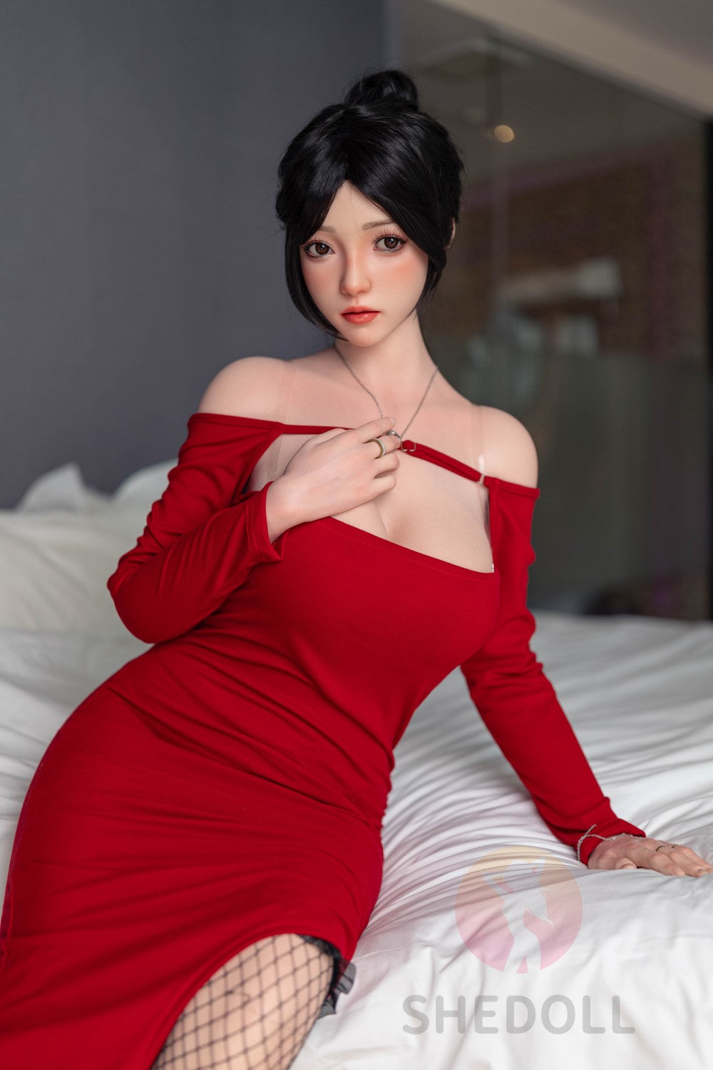 Rose sexpuppe (SHEDOLL 165cm E-cup #SH051 2.0 Silikon)