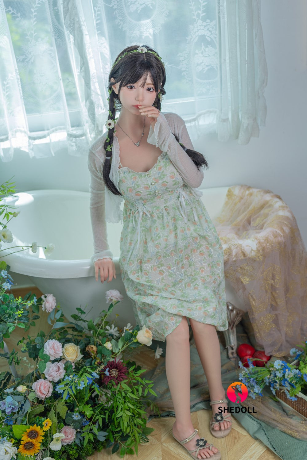 Kalk sexpuppe (SHEDOLL 158cm C-cup #SH100 2.0 Silikon)