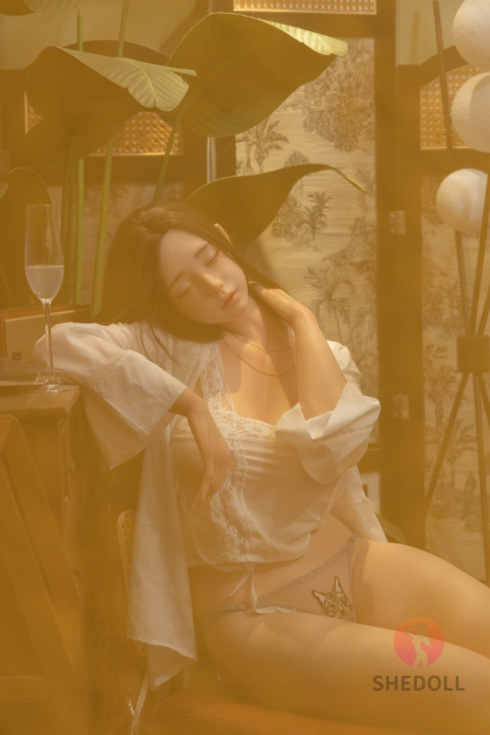 Schlafende Cheryl sexpuppe (SHEDOLL 165cm E-cup #SH101 2.0 Silikon)