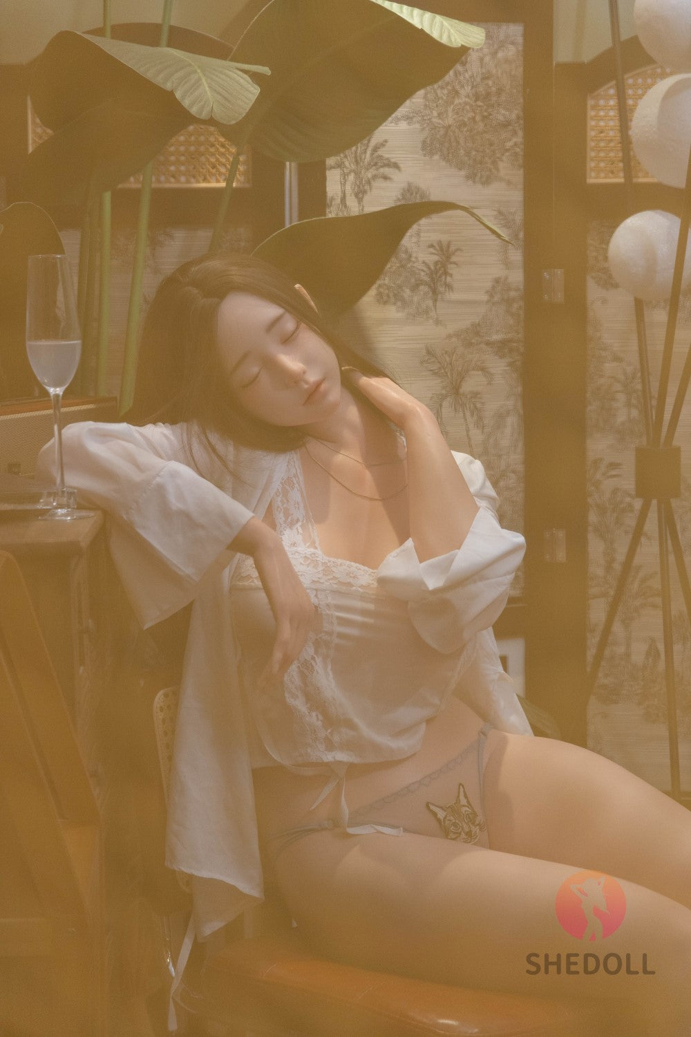 Schlafende Cheryl sexpuppe (SHEDOLL 165cm E-cup #SH101 2.0 Silikon)