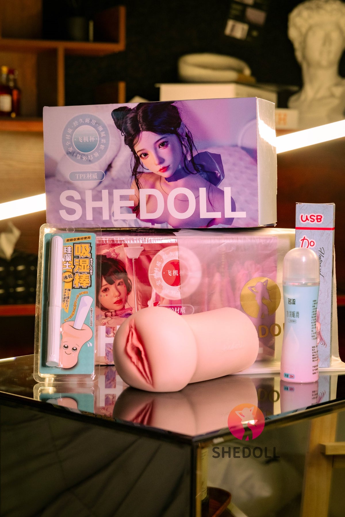 Realistic Masturbator (SHEDOLL #SH160 silicone & TPE)