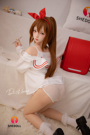 Lemon sexpuppe (SHEDOLL 148 cm d-cup #SH182 Silikon)