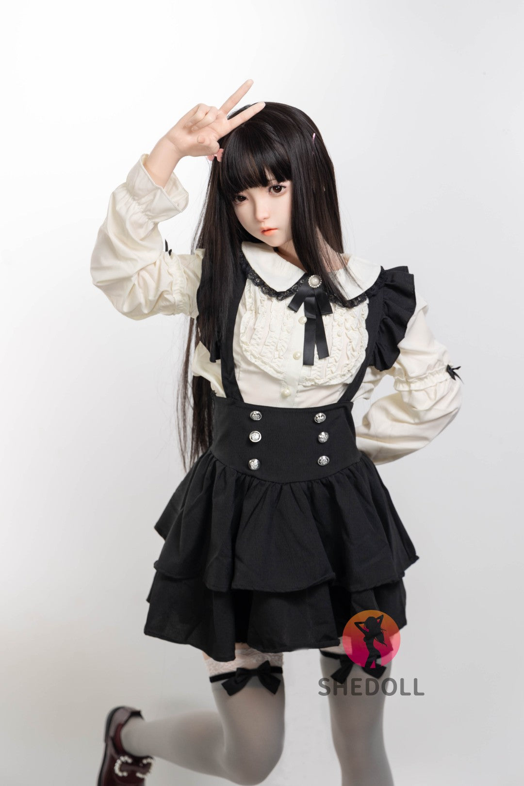 Süßigkeiten sexpuppe (SHEDOLL 152cm A-cup #SH195 2.0 Silikon)
