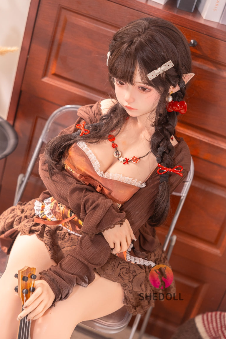 Aileen sexpuppe (SHEDOLL 145 cm G-cup #SH215 Silikon)