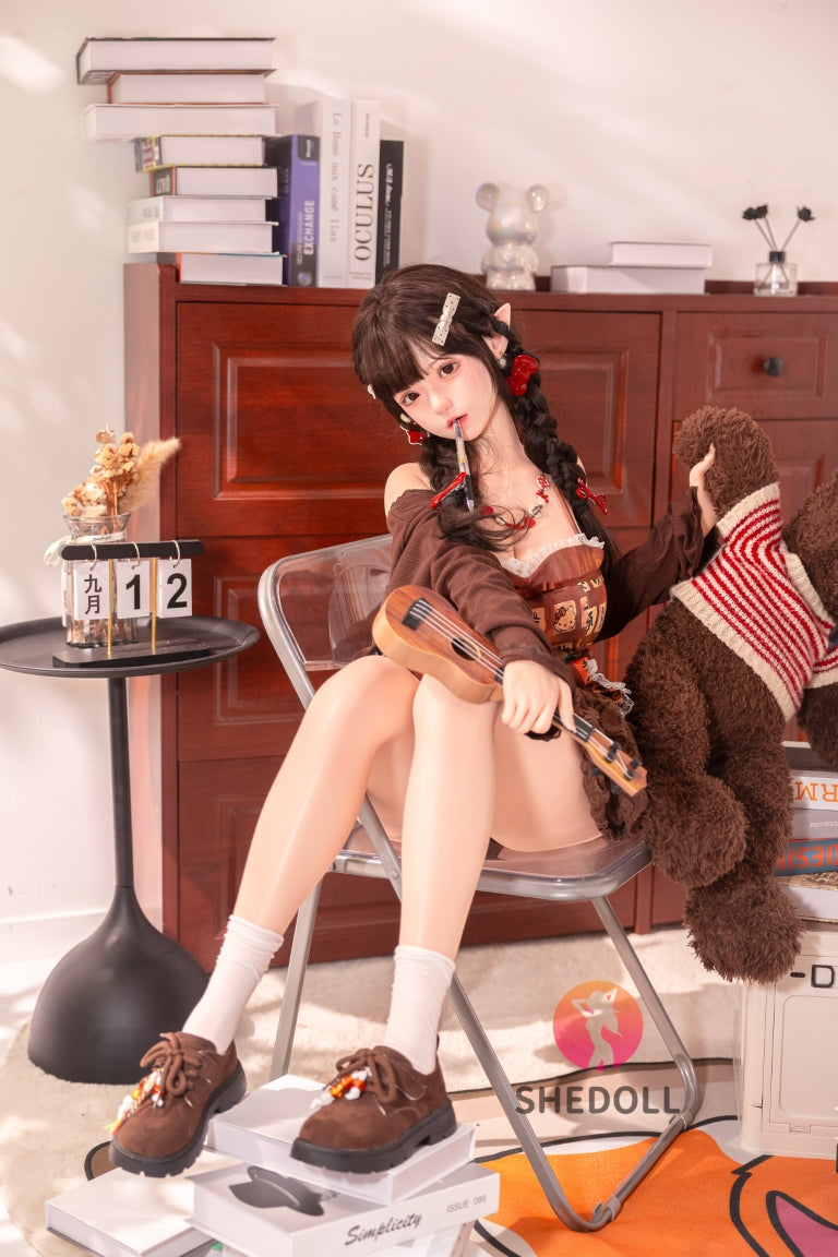 Aileen sexpuppe (SHEDOLL 145 cm G-cup #SH215 Silikon)