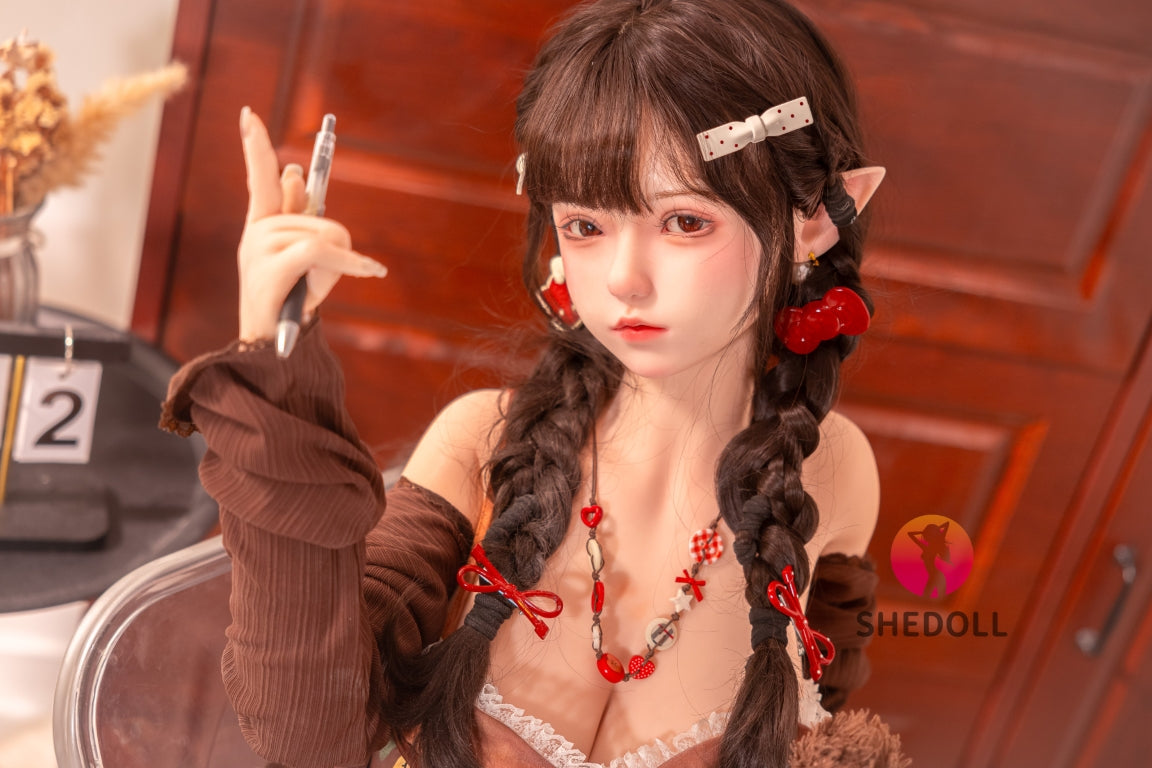 Aileen sexpuppe (SHEDOLL 145 cm G-cup #SH215 Silikon)