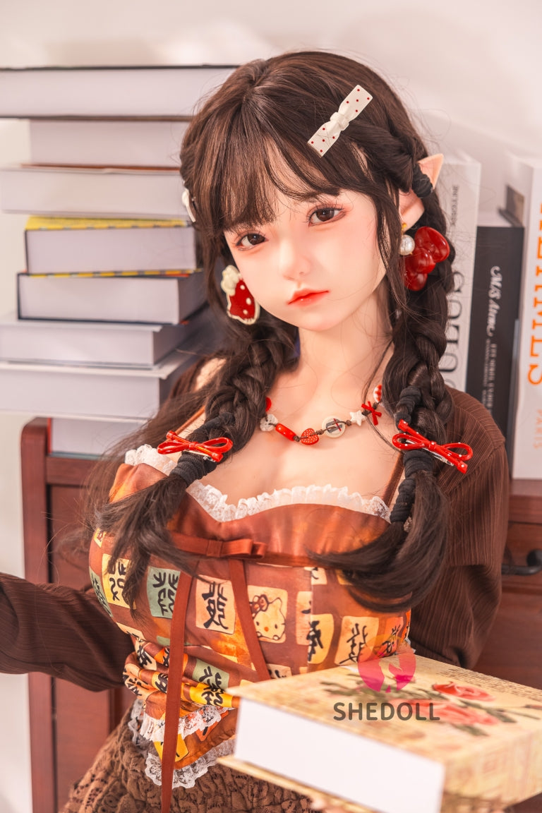 Aileen sexpuppe (SHEDOLL 145 cm G-cup #SH215 Silikon)