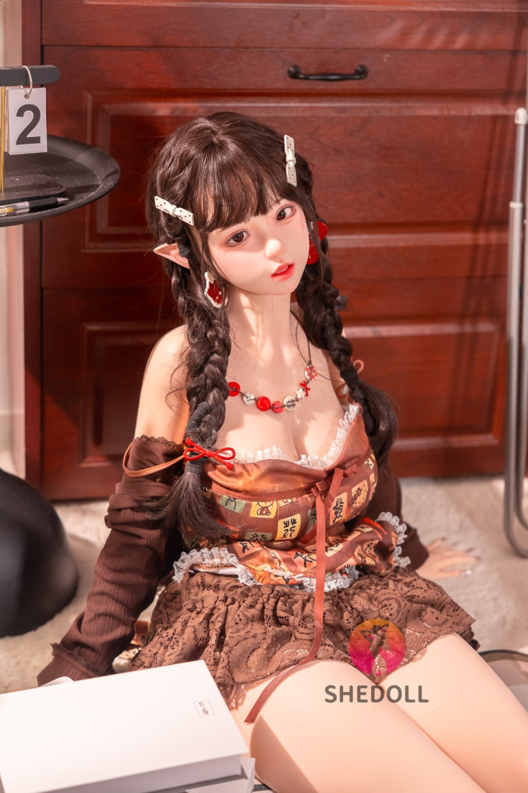 Aileen sexpuppe (SHEDOLL 145 cm G-cup #SH215 Silikon)