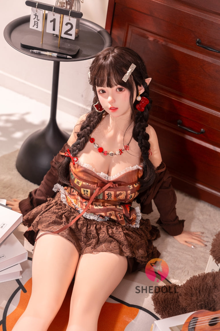 Aileen sexpuppe (SHEDOLL 145 cm G-cup #SH215 Silikon)