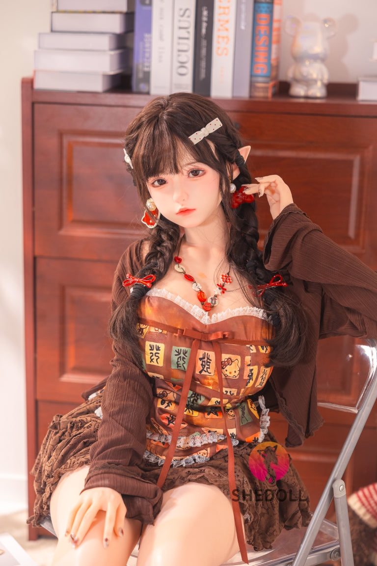 Aileen sexpuppe (SHEDOLL 145 cm G-cup #SH215 Silikon)