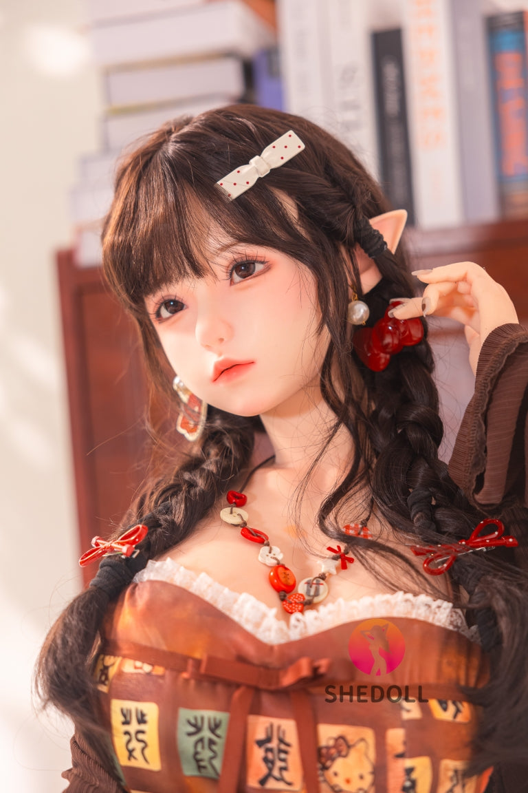 Aileen sexpuppe (SHEDOLL 145 cm G-cup #SH215 Silikon)