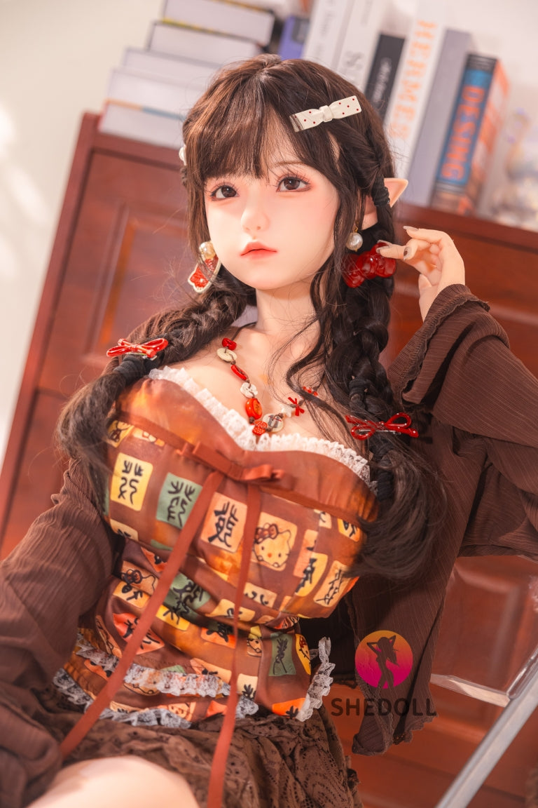 Aileen sexpuppe (SHEDOLL 145 cm G-cup #SH215 Silikon)