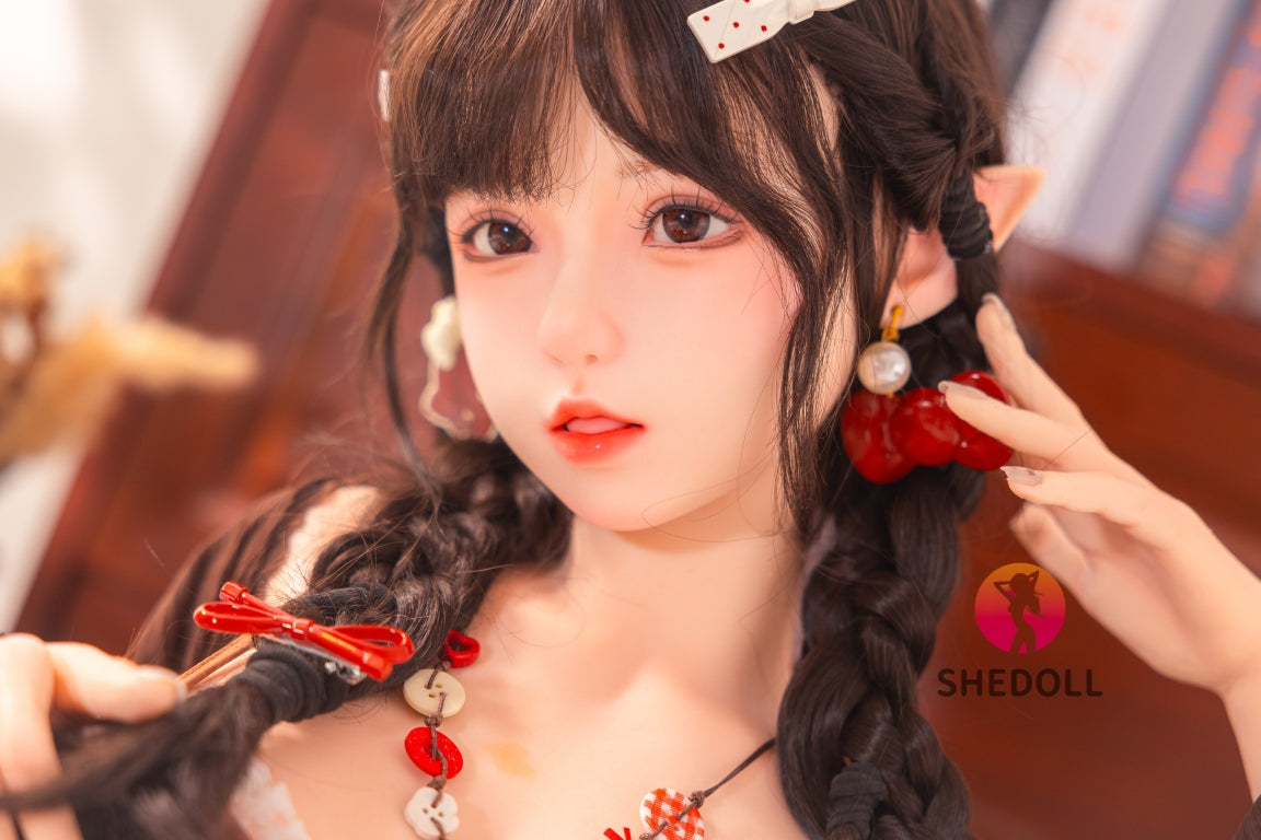 Aileen sexpuppe (SHEDOLL 145 cm G-cup #SH215 Silikon)
