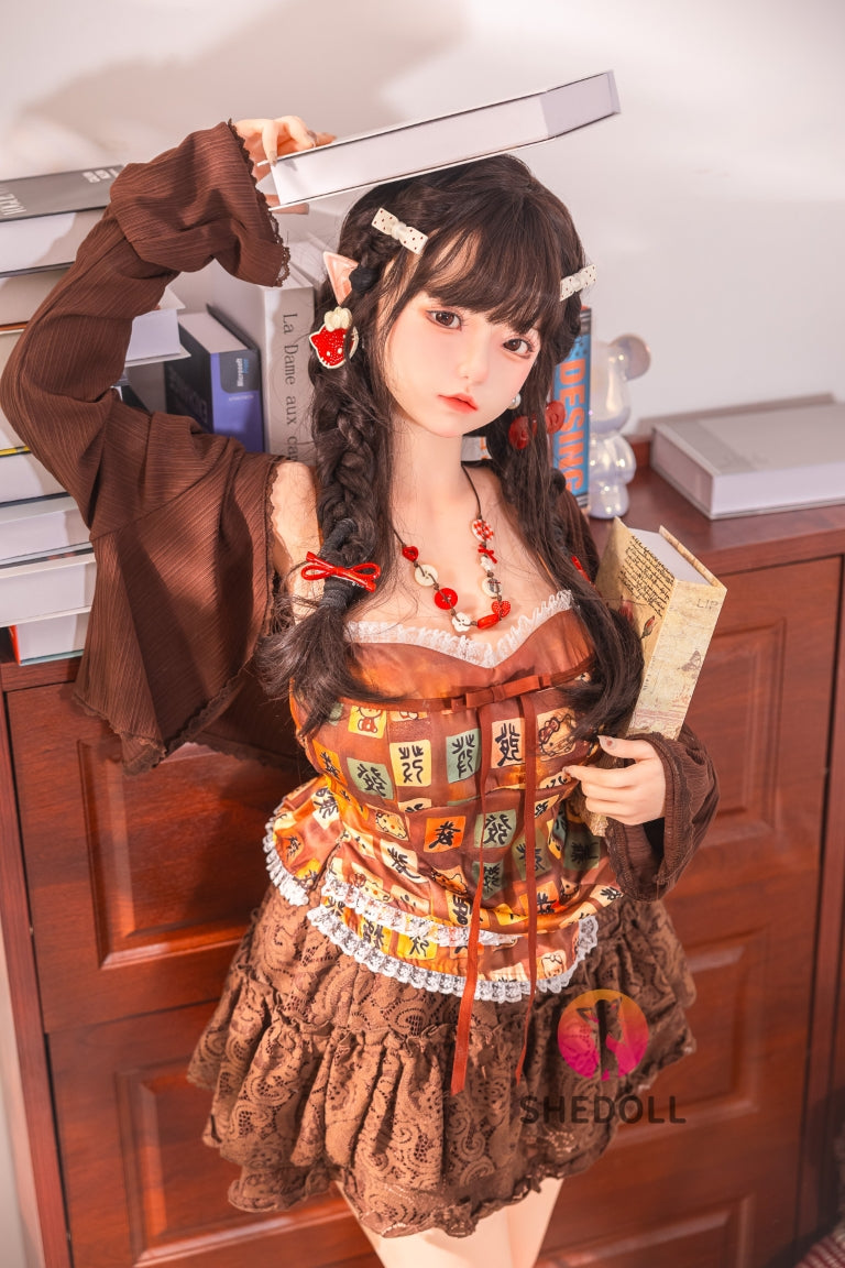 Aileen sexpuppe (SHEDOLL 145 cm G-cup #SH215 Silikon)