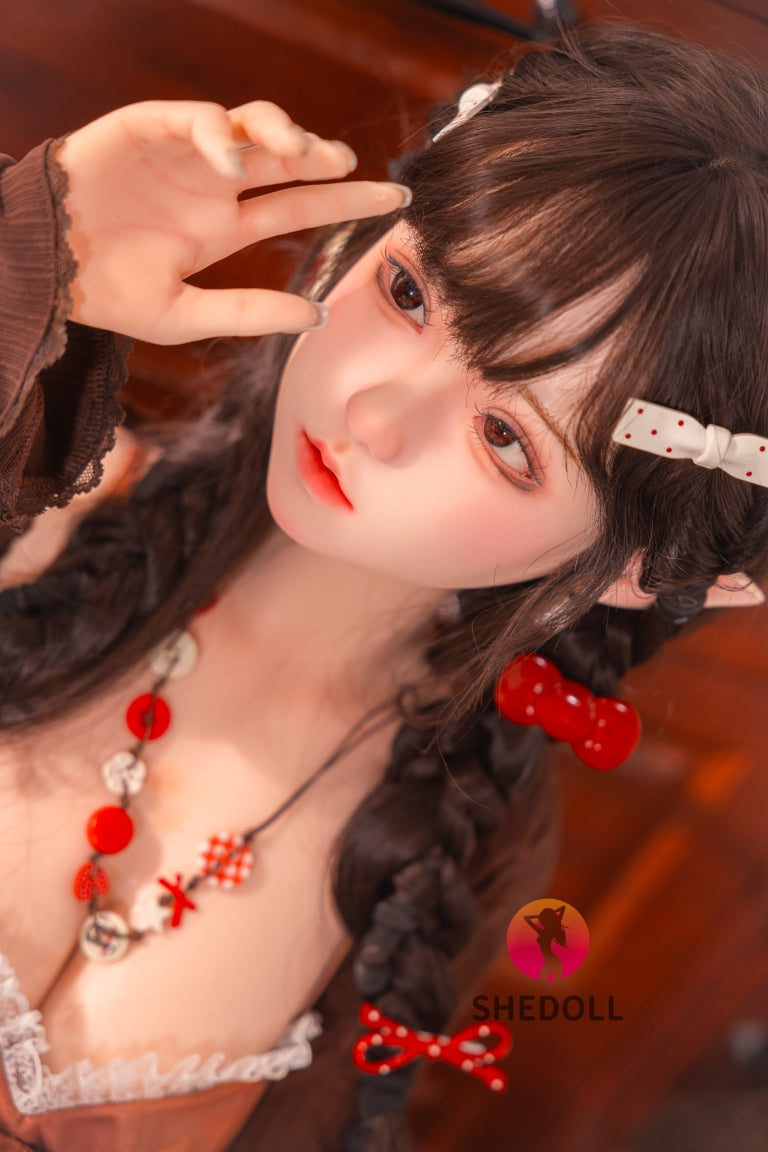 Aileen sexpuppe (SHEDOLL 145 cm G-cup #SH215 Silikon)