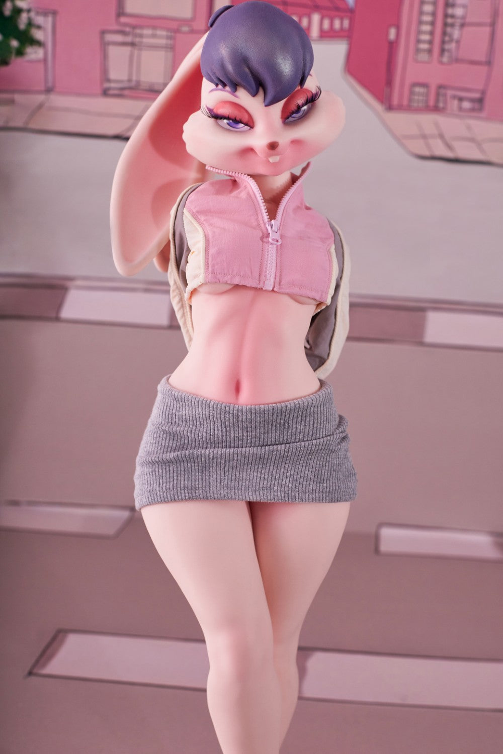 Lori Bunny sexpuppe (Climax Doll Mini 70 cm C-cup Silikon)