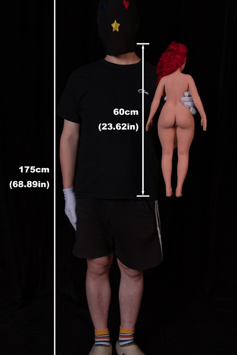 Hedy sexpuppe (Climax Doll Mini 60cm C-cup Silikon)