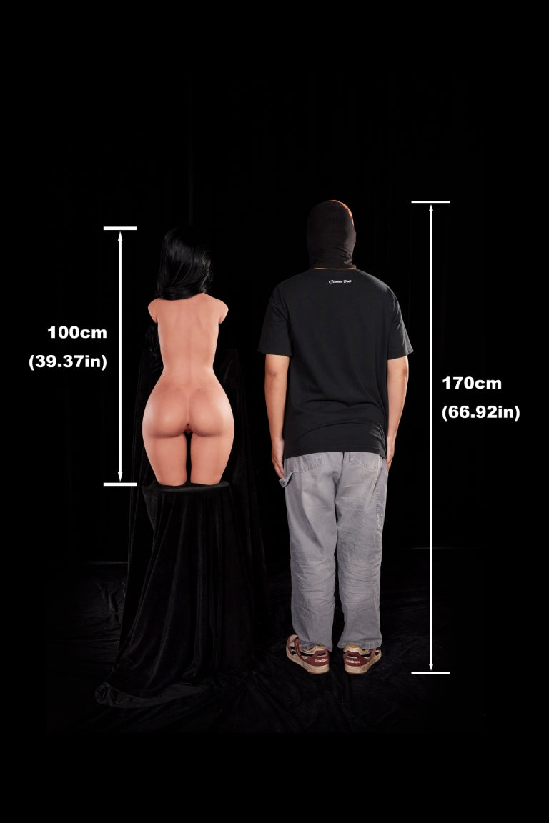 Raven Torso Sex doll (Climax Doll ULW 100cm A-cup silicone)