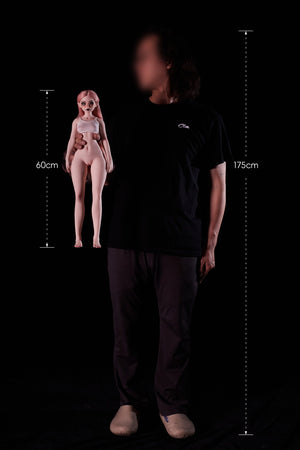 Hilary Sex doll (Climax Doll Mini 60cm a-cup silicone)