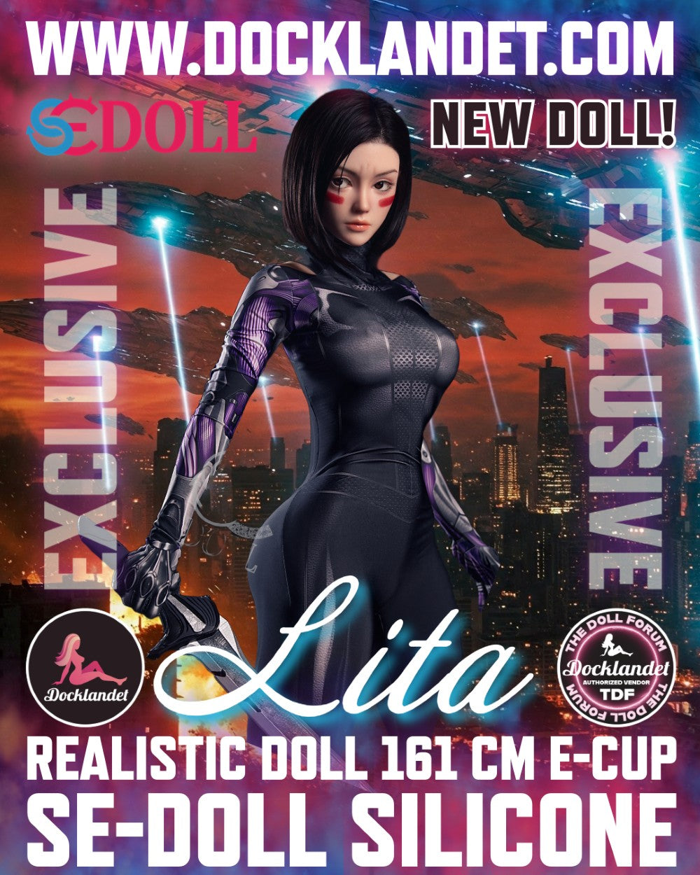 Lita.Eine „Alita“ sexpuppe (SEDoll 161cm E-cup #149SC Silikon Pro)