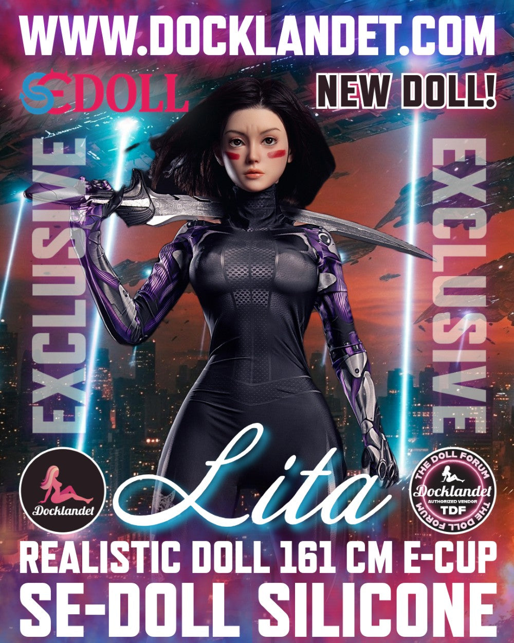Lita.Eine „Alita“ sexpuppe (SEDoll 161cm E-cup #149SC Silikon Pro)