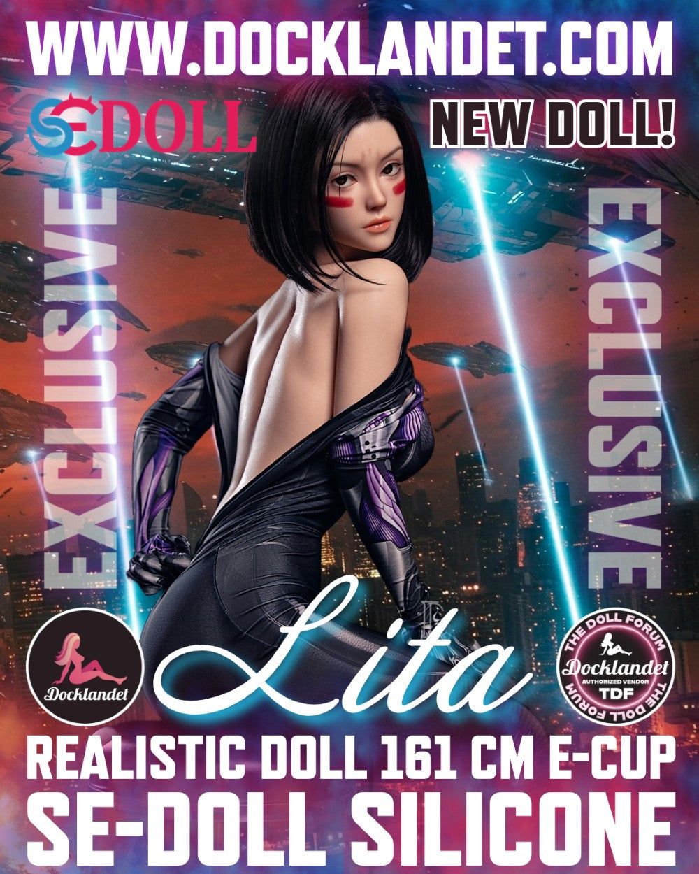 Lita.Eine „Alita“ sexpuppe (SEDoll 161cm E-cup #149SC Silikon Pro)