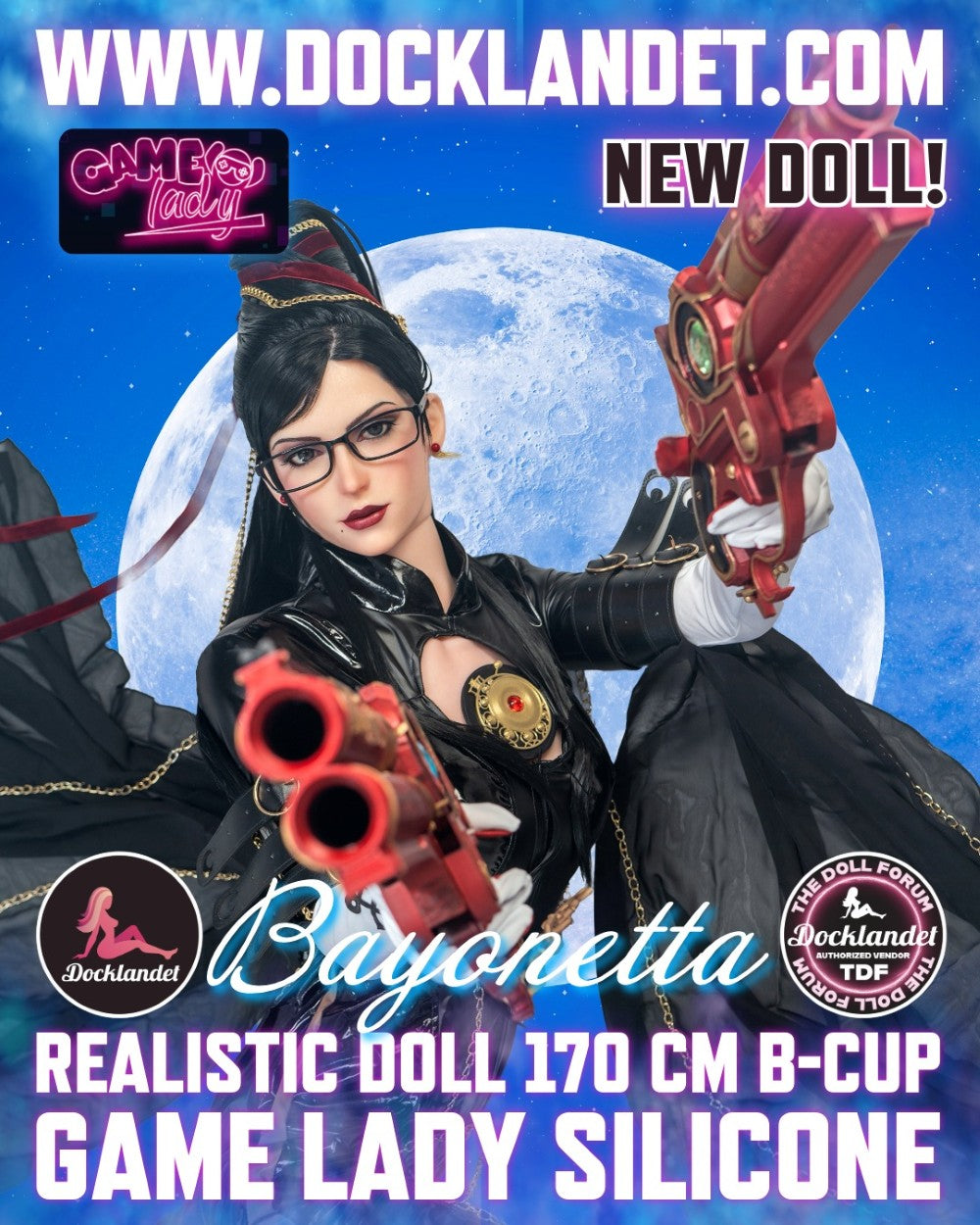 Bayonetta Sexdocka (Game Lady 170cm B-Kupa No.32-1 Silikon)