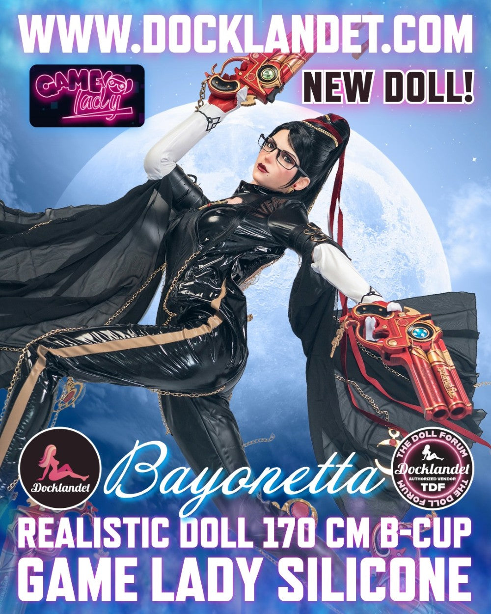 Bayonetta sexpuppe (Game Lady 170 cm B-cup Nr. 32-1 Silikon)