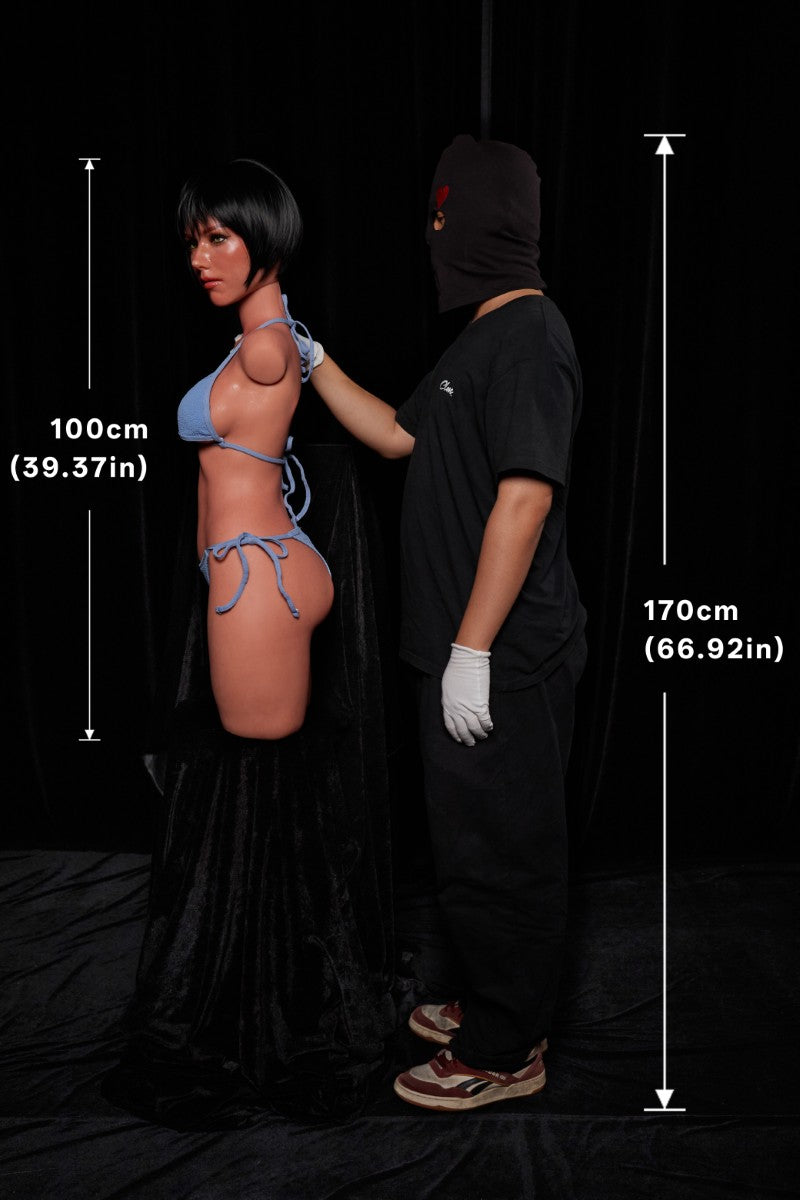Livia Torso sexpuppe (Climax Doll ULW 100cm E-cup Silikon)