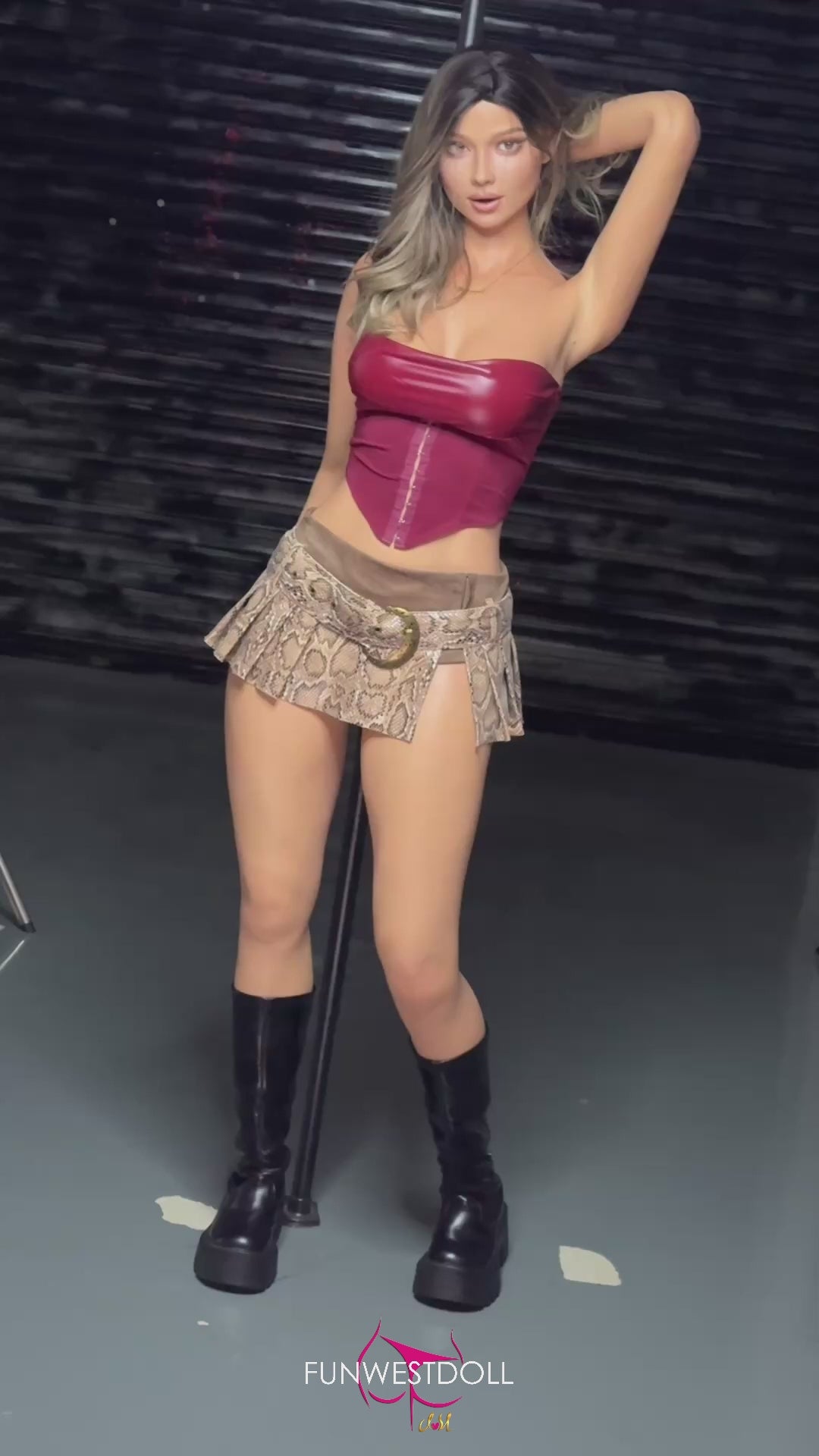 Rose sexpuppe (FunWest Doll 168cm D-cup #043SJ RST Silikon)