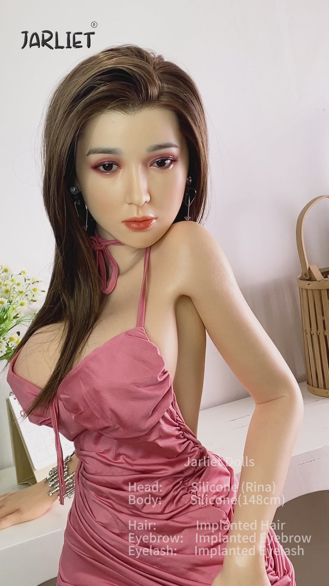 Rina sexpuppe (Jarliet 148 cm e-cup Silikon)