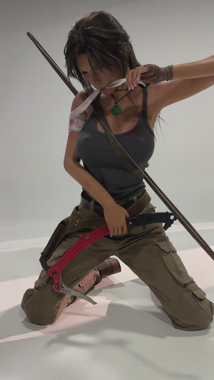 Lara Croft sexpuppe (Game Lady 166 cm e-cup Nr. 20 Silikon)
