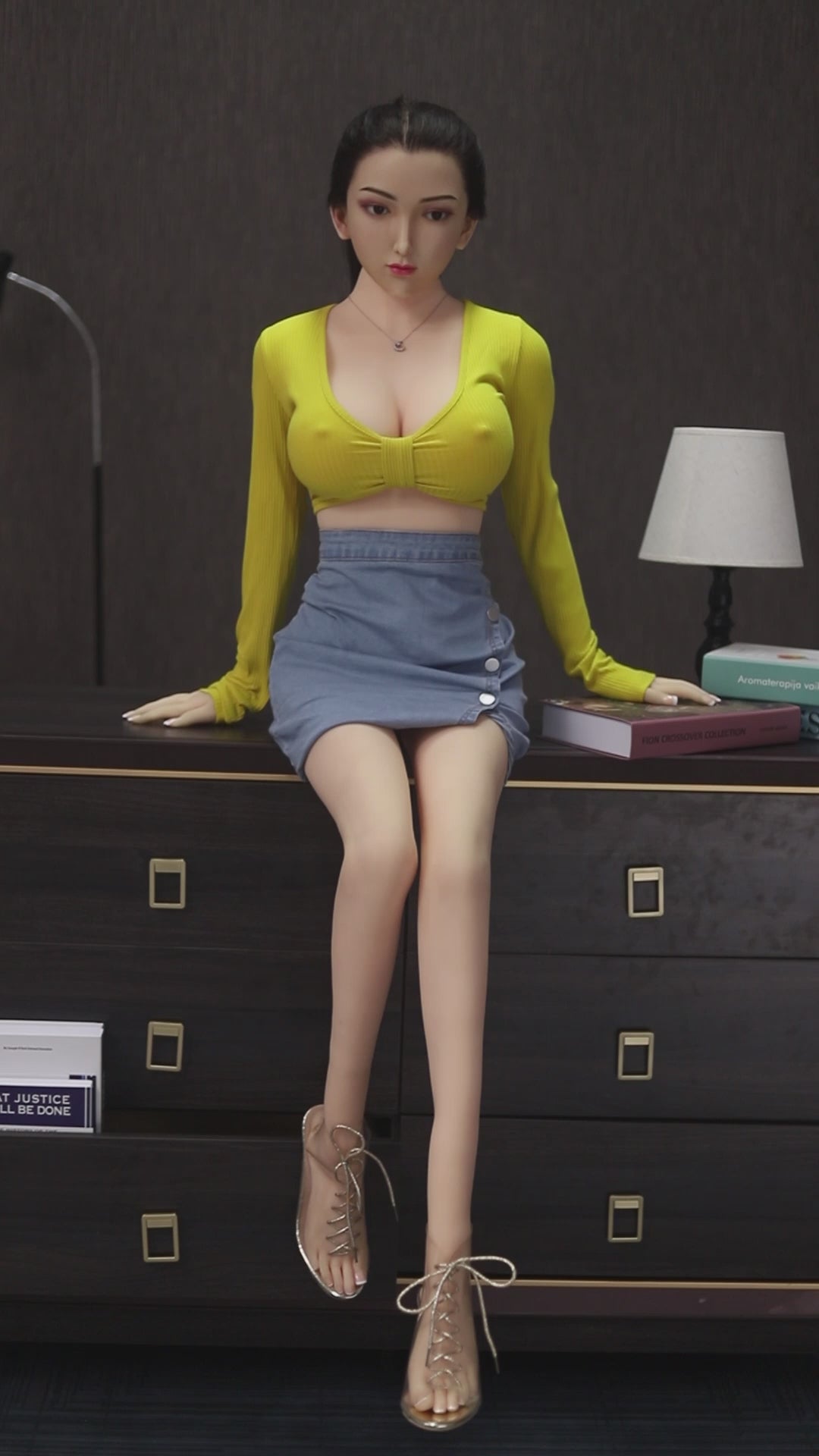 Fine Sex doll (Jarliet 150cm D-cup TPE+silicone)