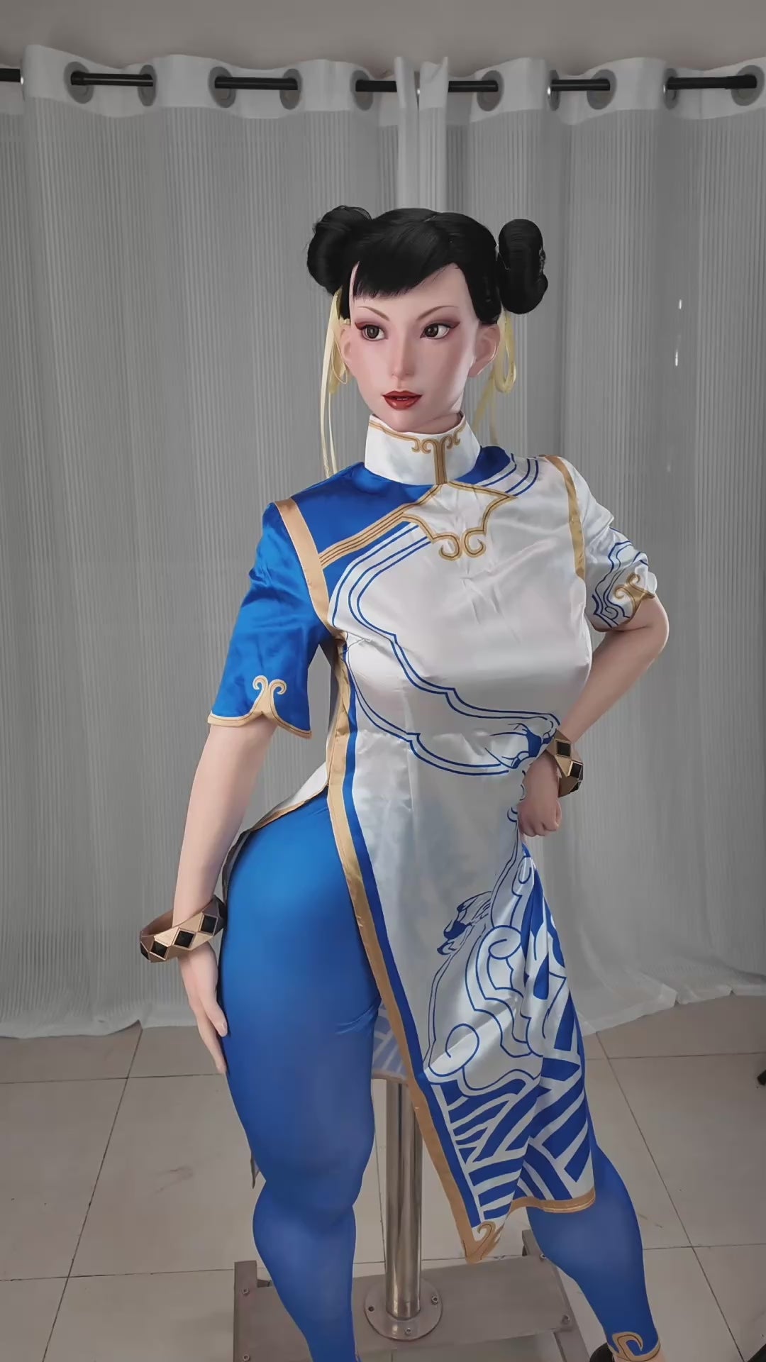 Chun Li sexpuppe (Game Lady 169cm F-cup Nr.47-1 Silikon)