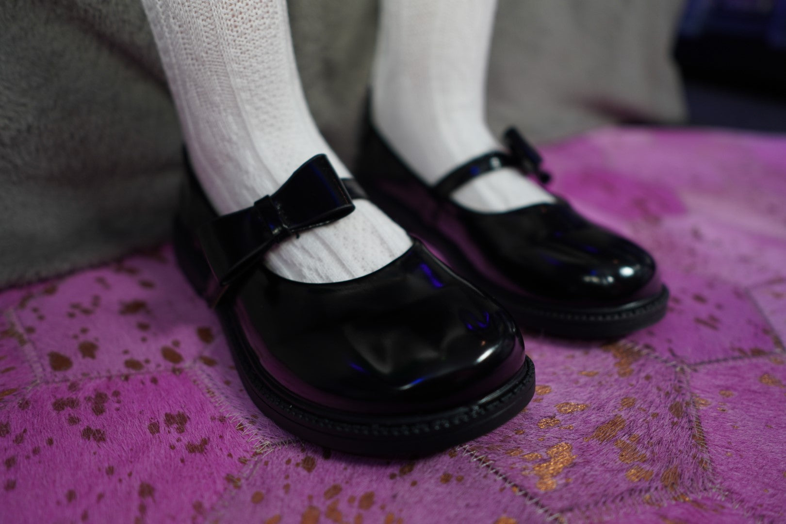 Schuhe für sexpuppe (Schwarz, Lack)