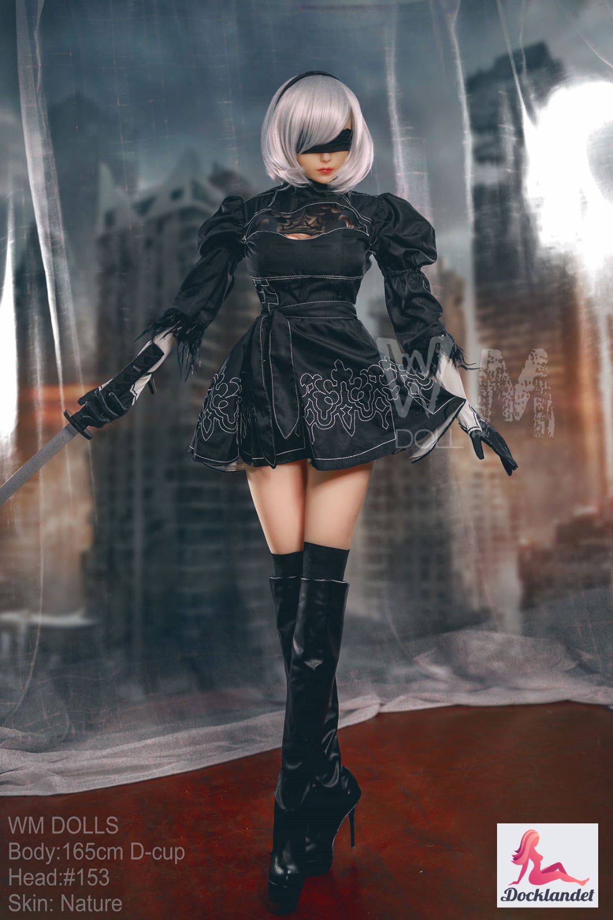 Yorha 2b Sex doll (WM-Doll 165cm D-cup #153 TPE)