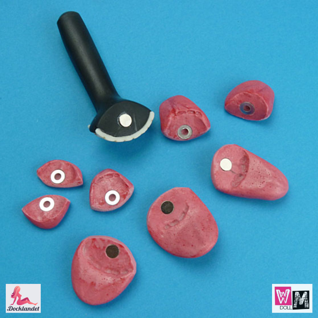 Zahn- und Zungensets (WM-Doll)