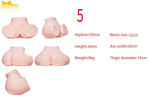 Butt Big Curvy sexpuppe (Irontech Doll Hüfte 110 cm TPE)