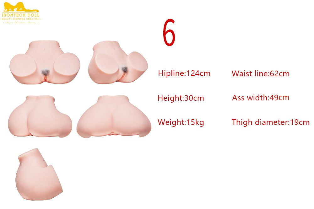 Hintern extra groß, kurvig sexpuppe (Irontech Doll Hüfte 125 cm (TPE)