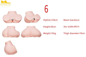 Hintern extra groß sexpuppe (Irontech Doll Hüfte 125 cm TPE)