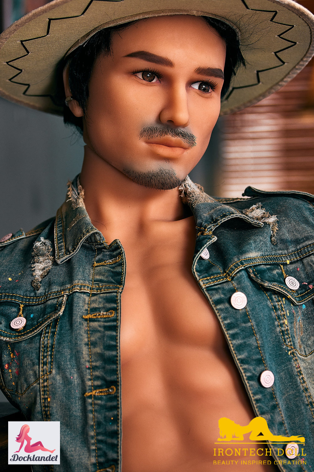 Kelvin-Männertorso sexpuppe (Irontech Doll 100 cm #203 TPE)