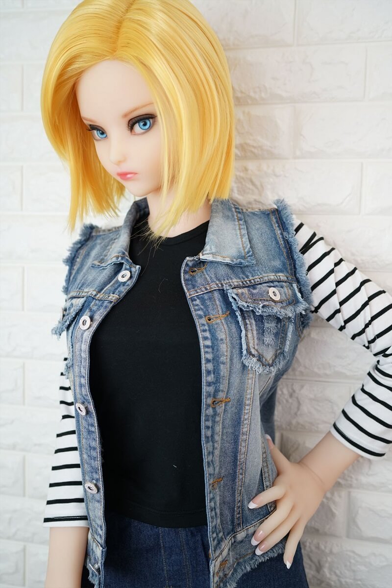 Lazuli Android 18 sexpuppe (Irokebijin 140cm E-cup TPE/Silikon)