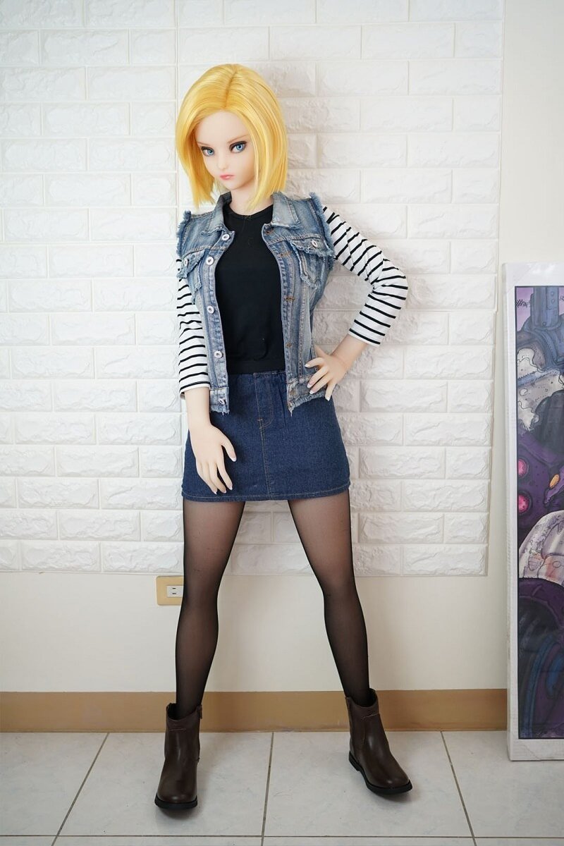 Lazuli Android 18 sexpuppe (Irokebijin 140cm E-cup TPE/Silikon)