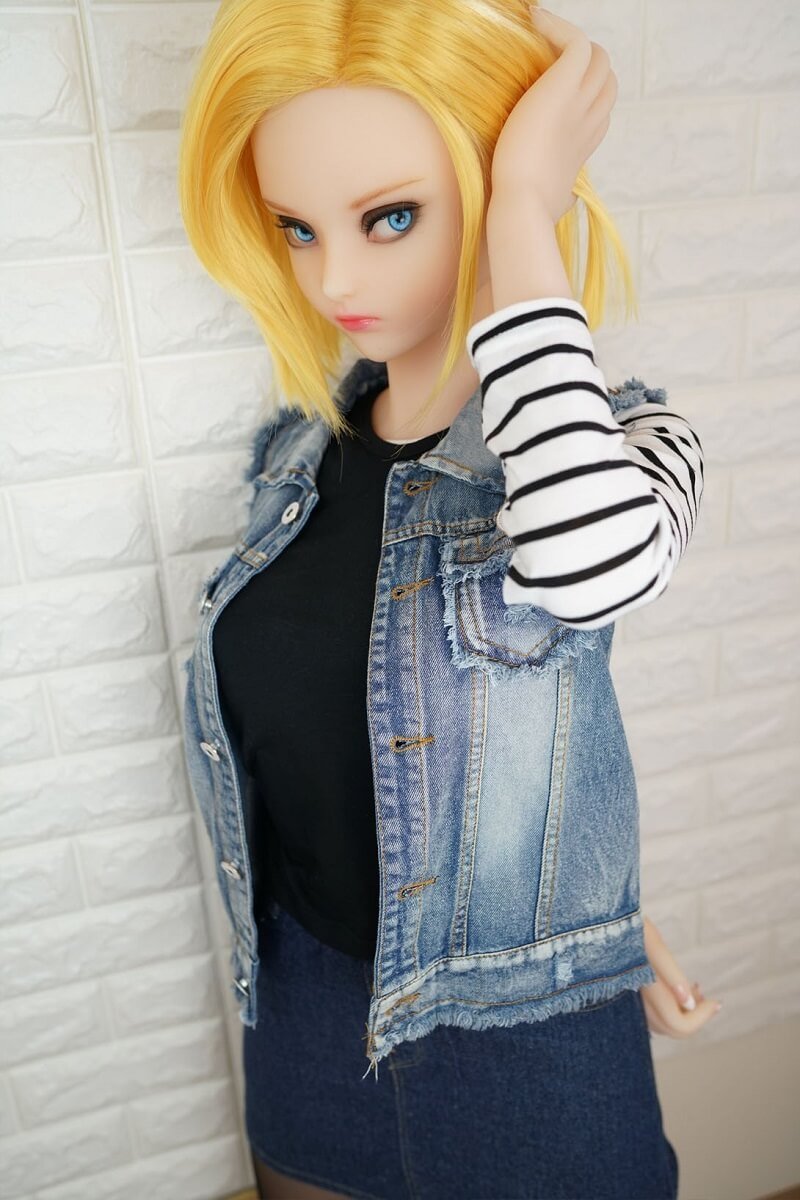 Lazuli Android 18 sexpuppe (Irokebijin 140cm E-cup TPE/Silikon)